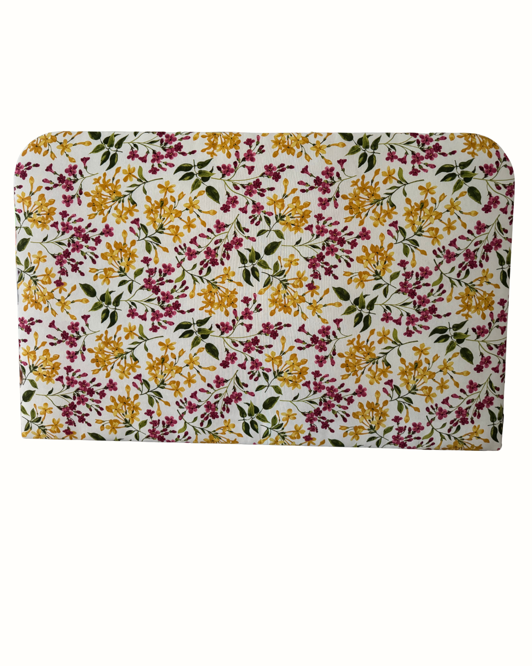 Cabecero individual de estampado floral multicolor